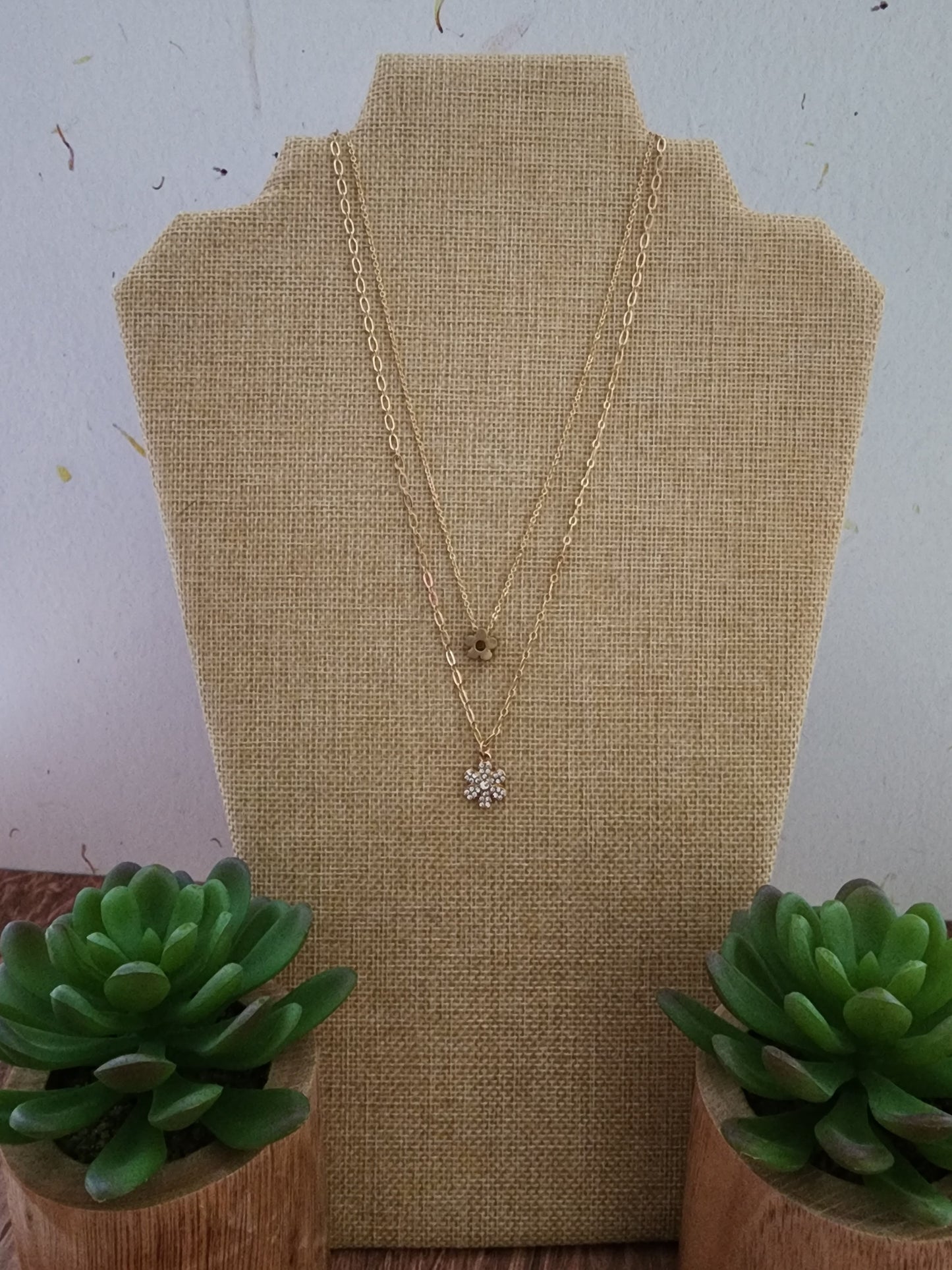 Load image into Gallery viewer, Flower Bling Necklace
