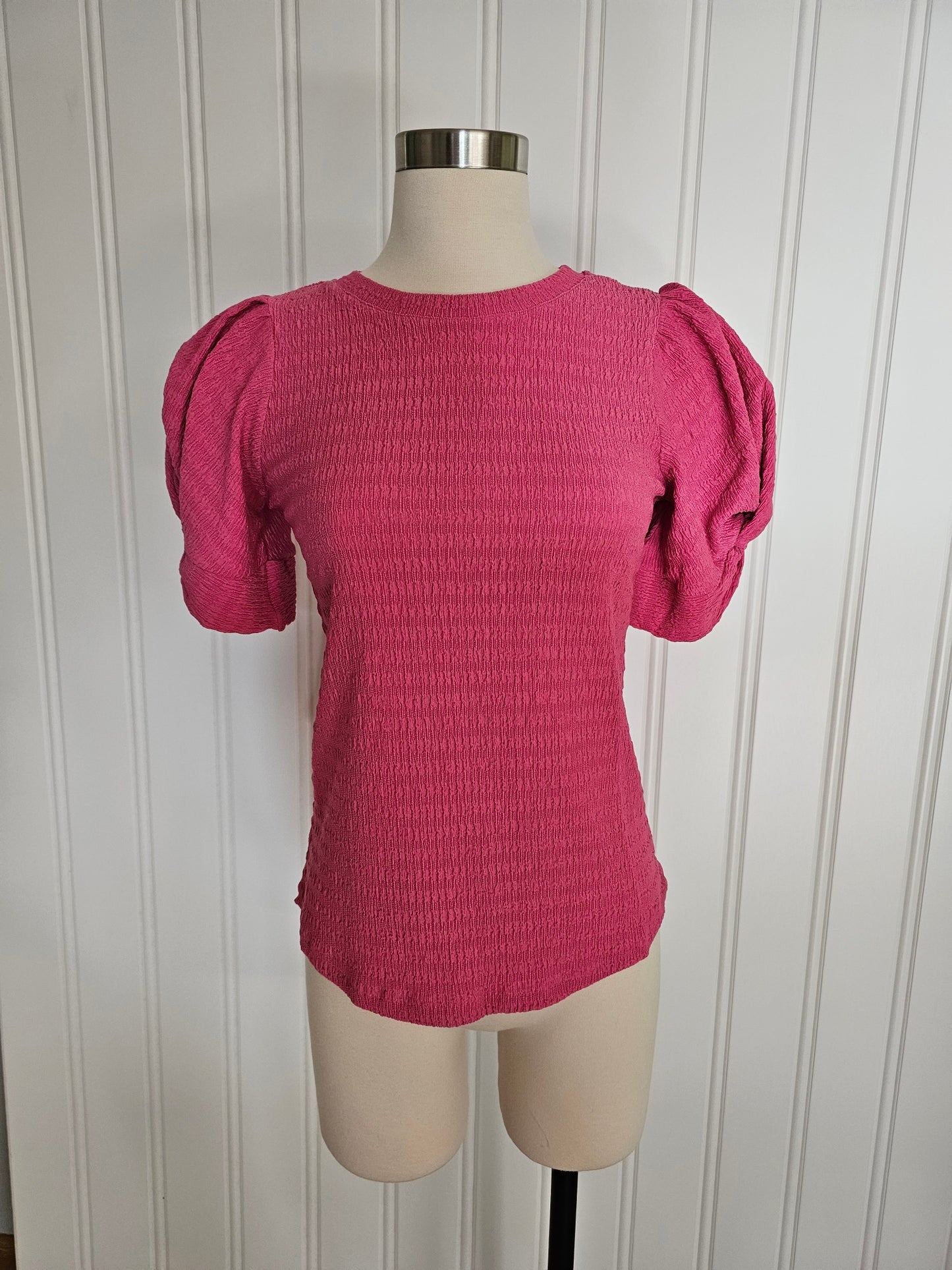 Pink Puff Sleeves *Clearance* No Returns