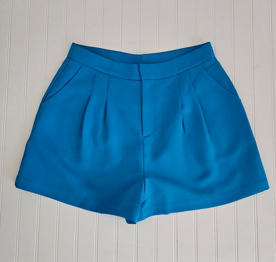 Blue Dress Shorts