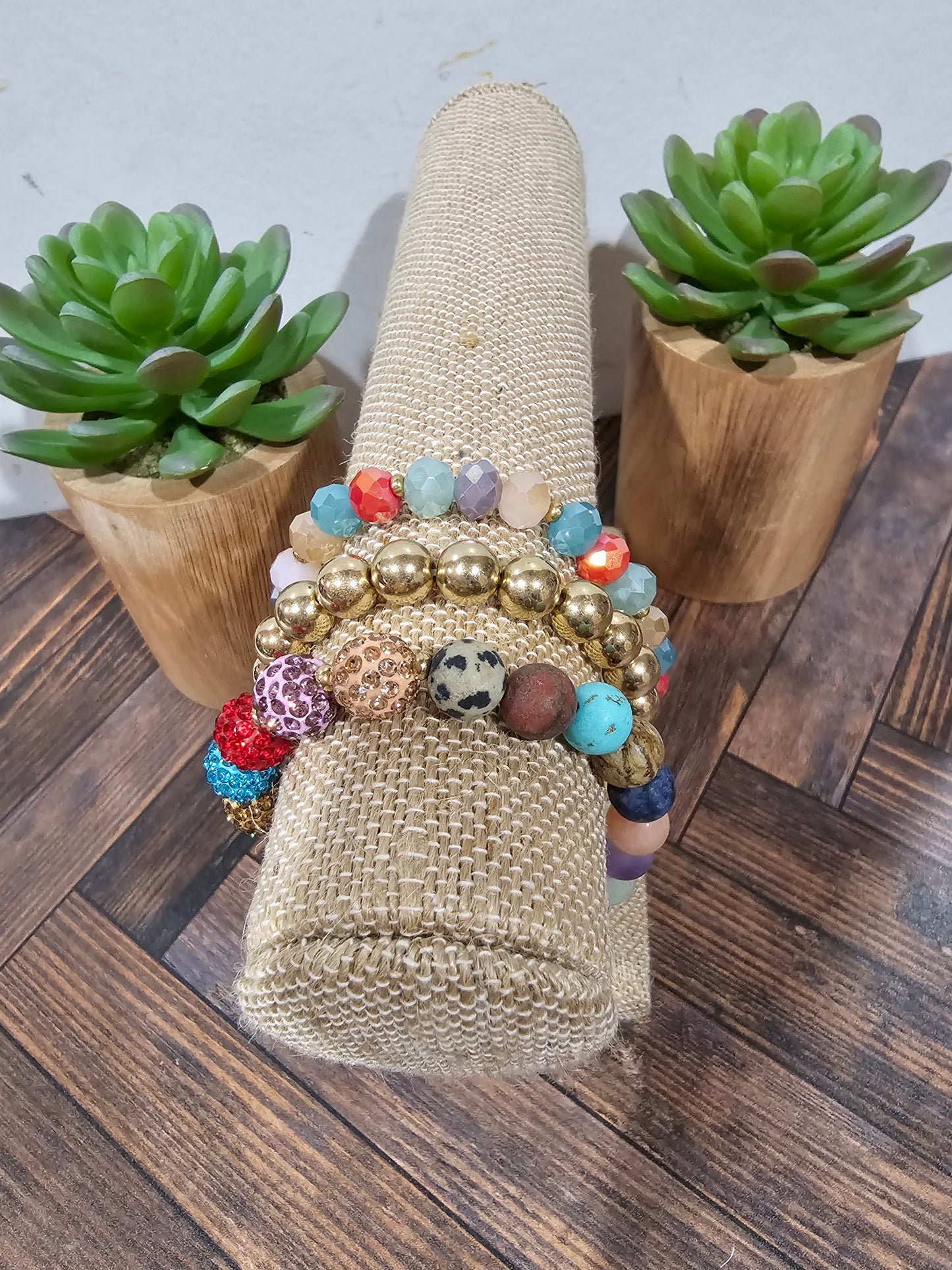 Multi color bracelet set