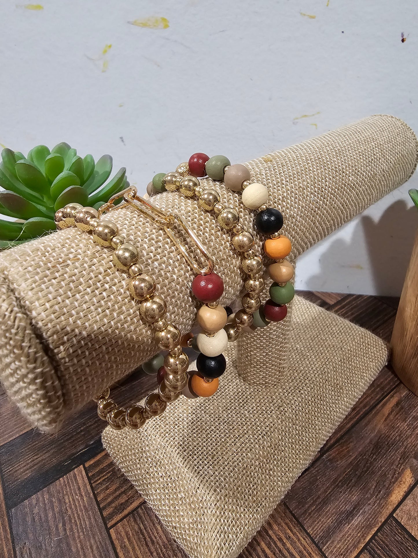 Multi Bead & Chain Bracelet Set