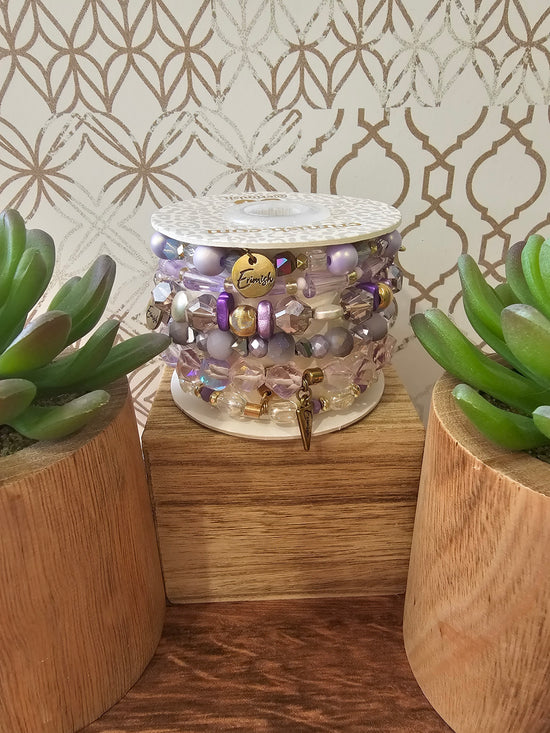 Purple Bracelet Set 6