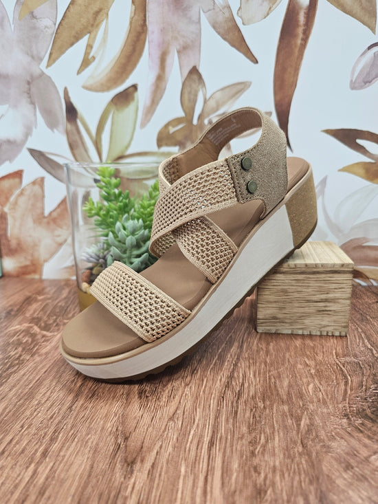 Marnie Wedge Sandal Yellow Box