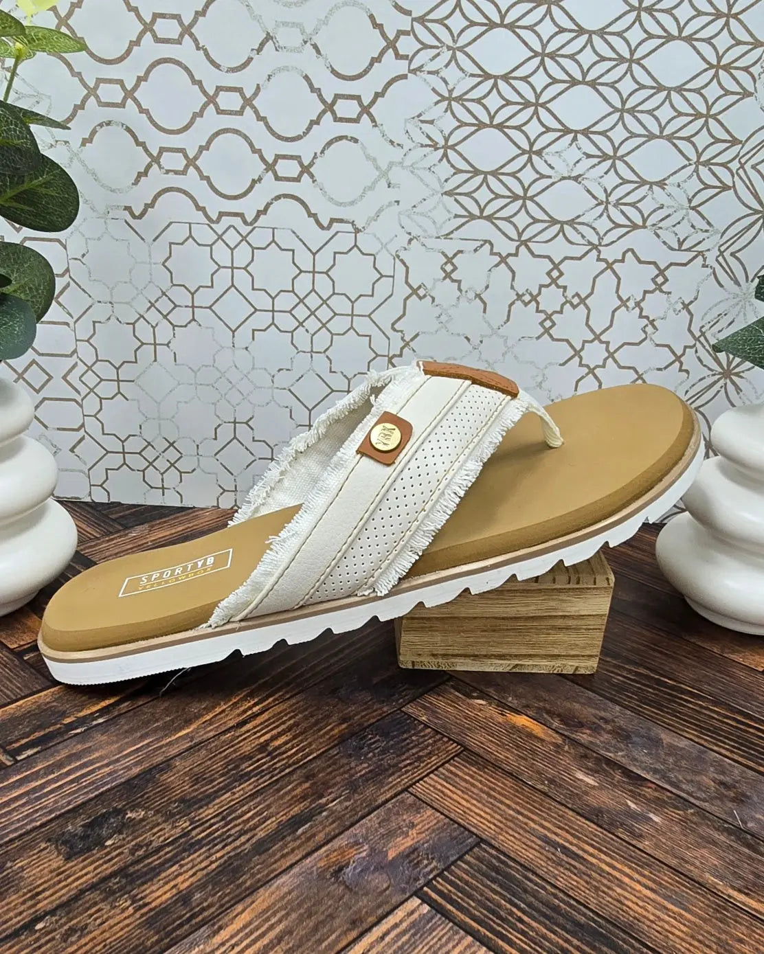 Sunshine Flip Flop Yellow Box