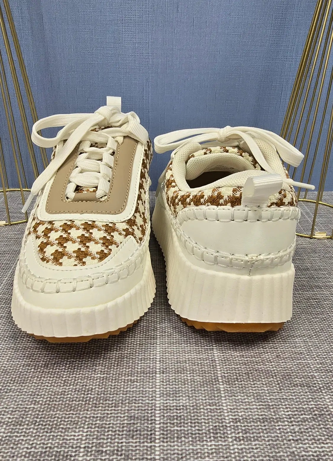 Hartley Platform Sneaker Natural Yellow Box