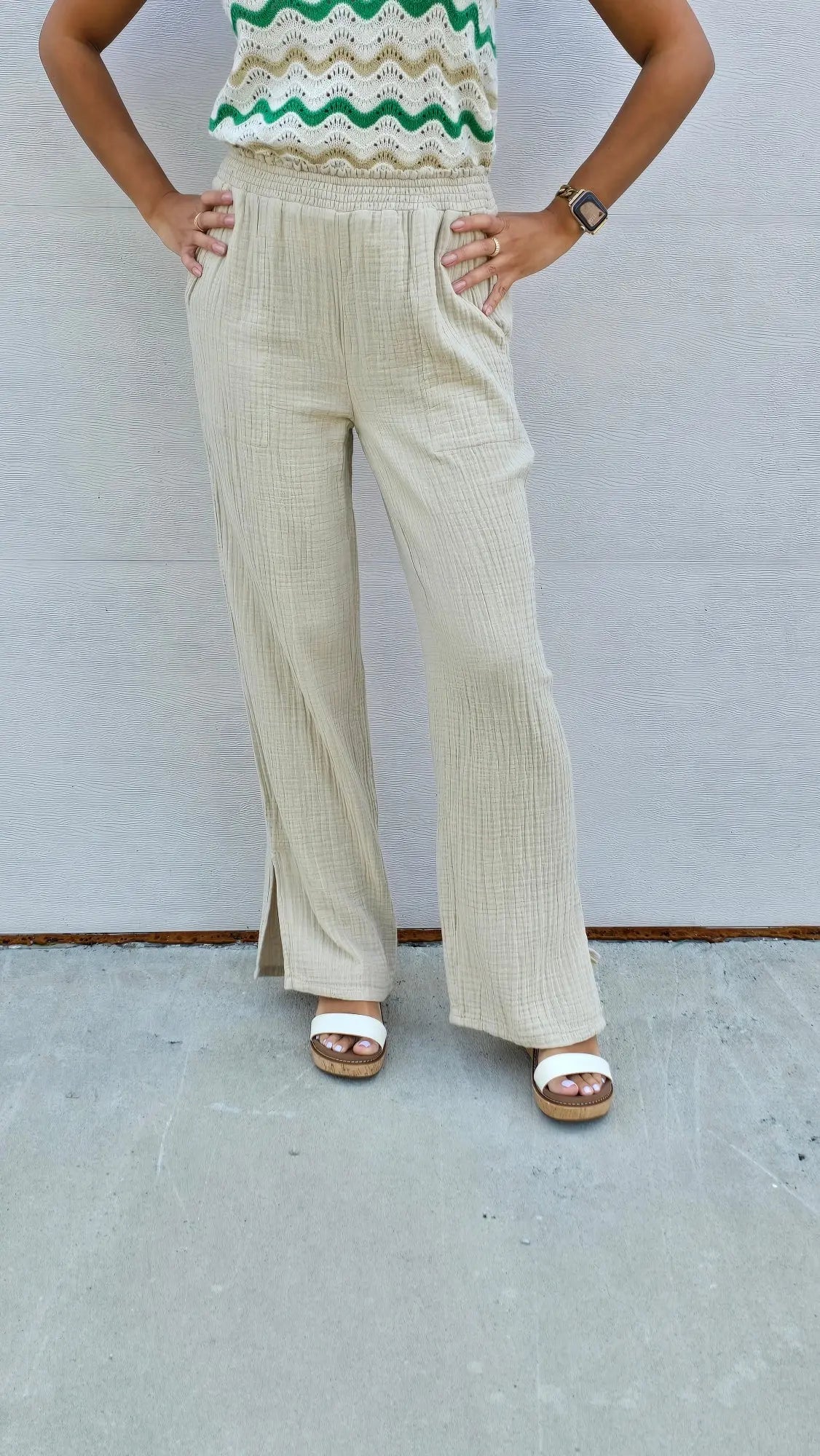 Cali Gauze style pants beachlunchlouge