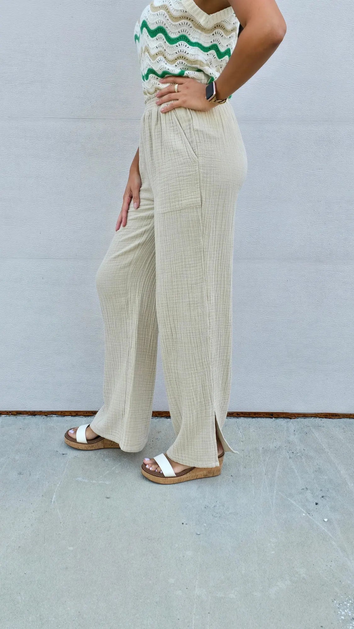 Cali Gauze style pants beachlunchlouge