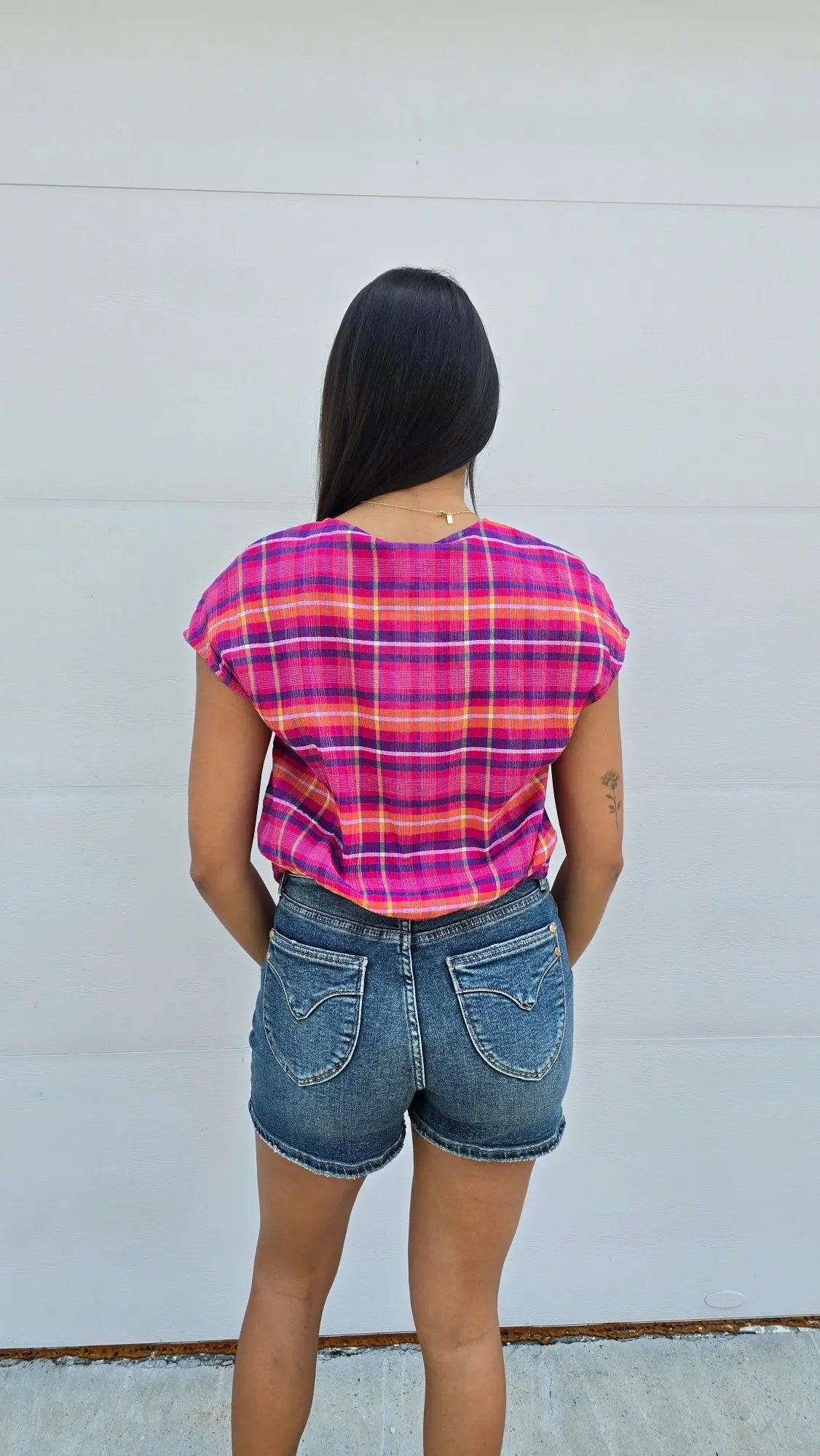 The Lila Tie Front Top Tribal