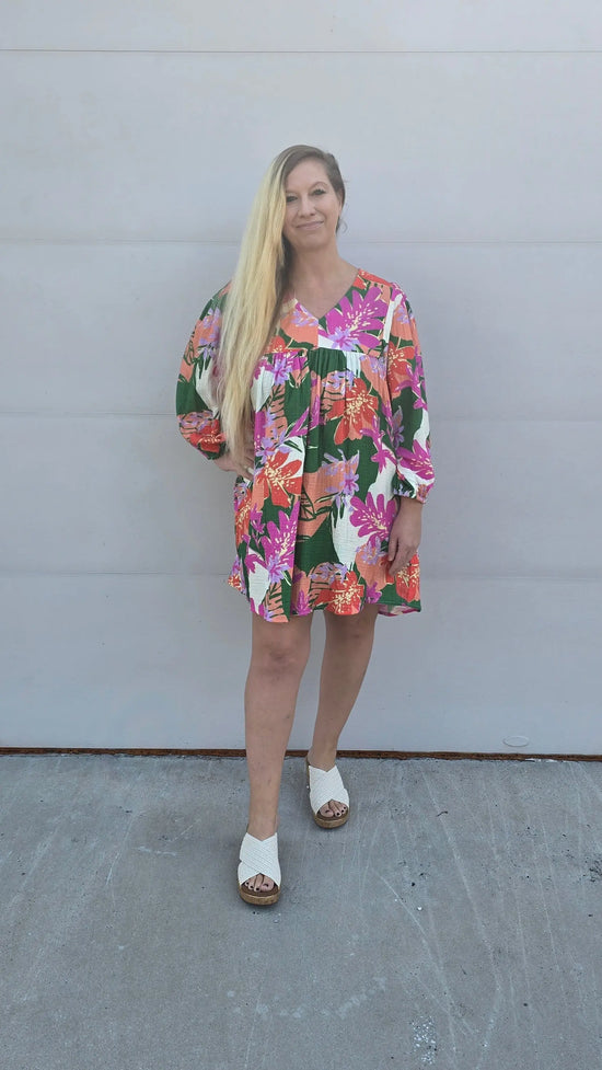 The Island Bloom Dress Tribal