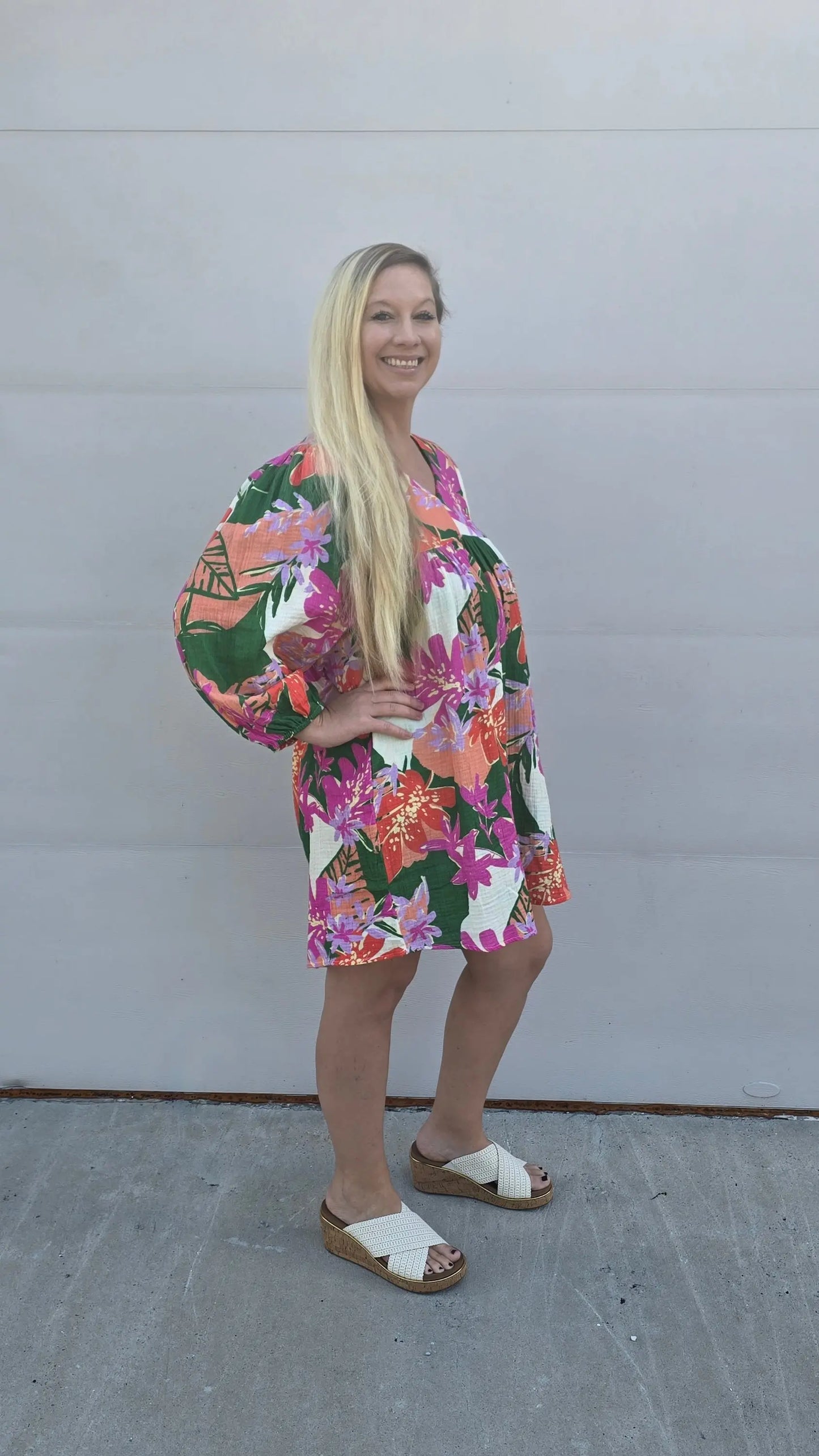 The Island Bloom Dress Tribal