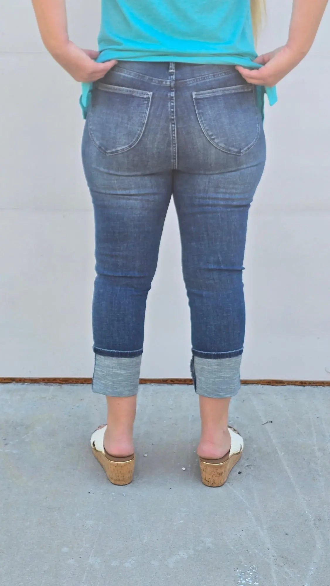 Allison HW TC Cuff Capri Judy Blue