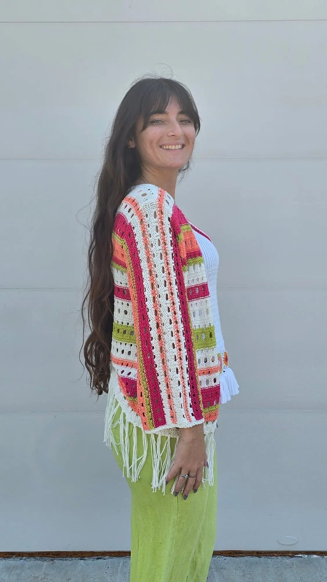 The Marisol Crochet Cardigan Tribal
