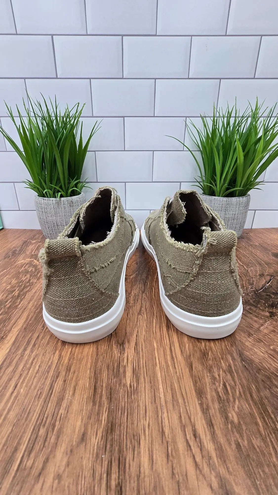 Taupe Slip on Shoes Corky's