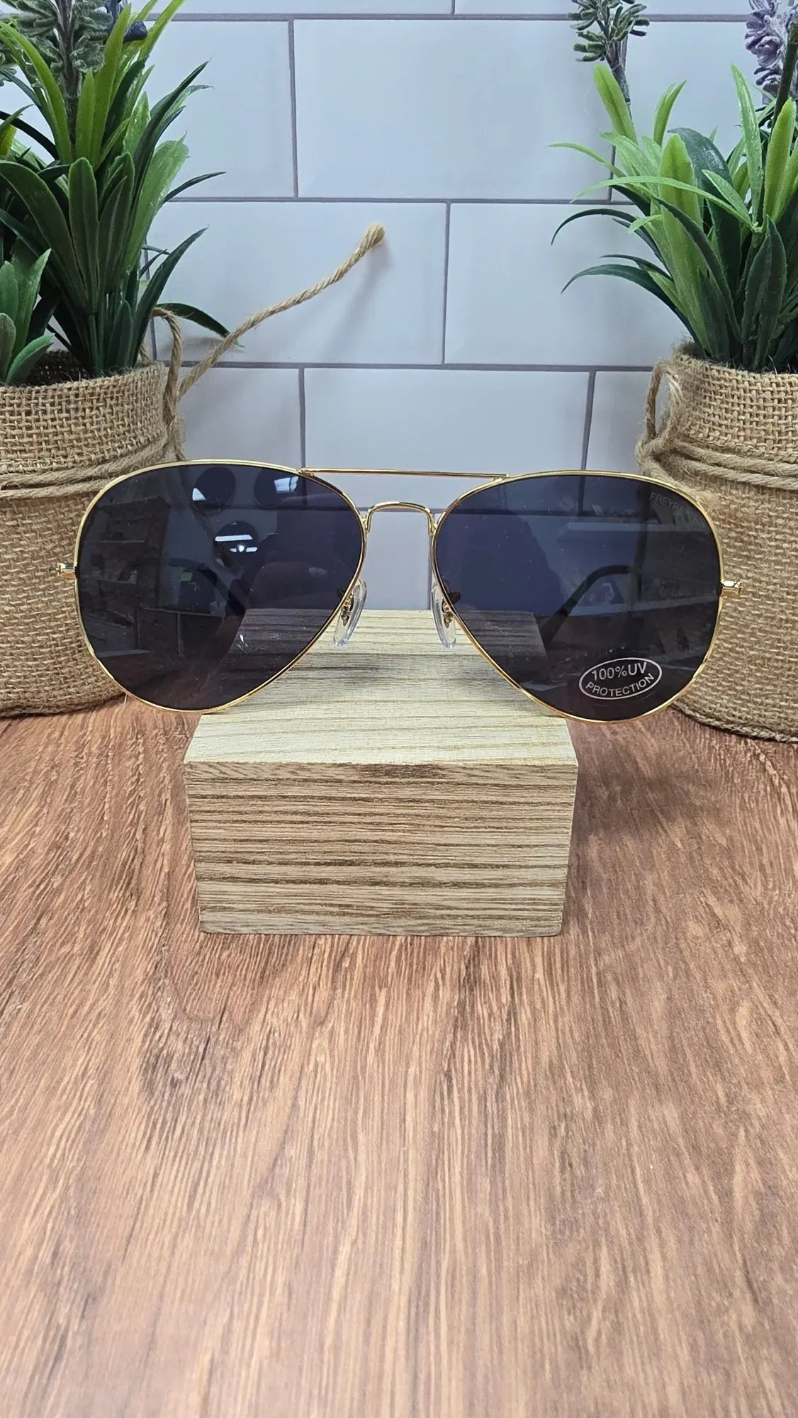 Morgan Large Unisex Aviator Sunglasses Freyrs Eyewear