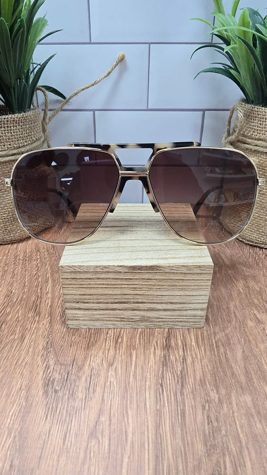 Logan Tortoise Acetate Aviator Unisex Sunglasses Freyrs Eyewear