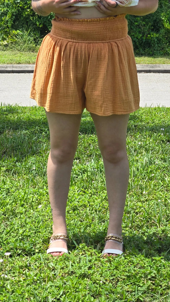 Solana Smocked Shorts Hayden LA