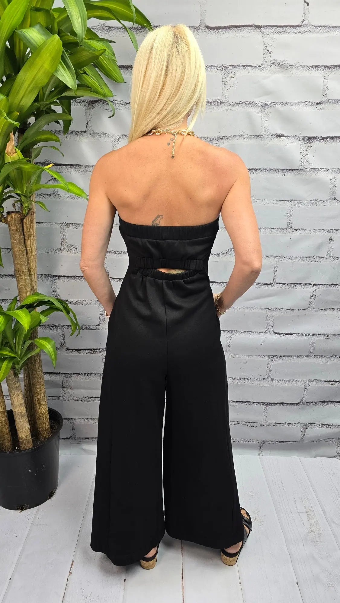Marbella Strapless Jumpsuit davi & dani