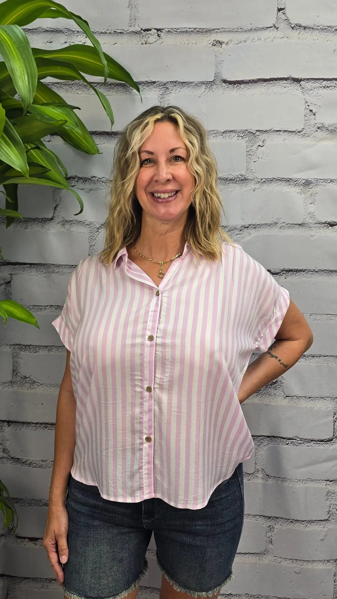 The Savannah Stripe Top beachlunchlouge