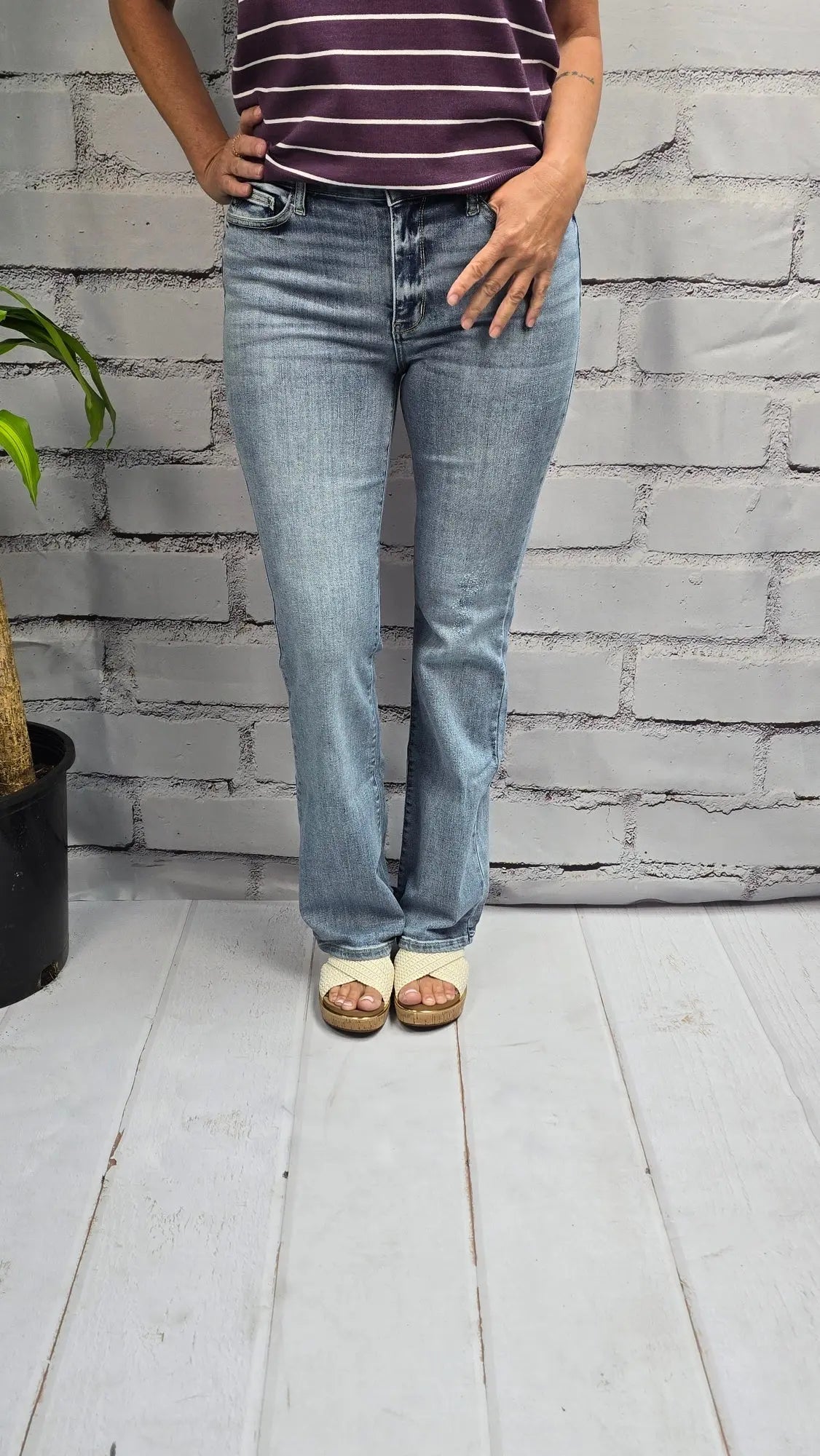 CASSIDY MID-RISE NON DISTRESSED BOOTCUT Judy Blue