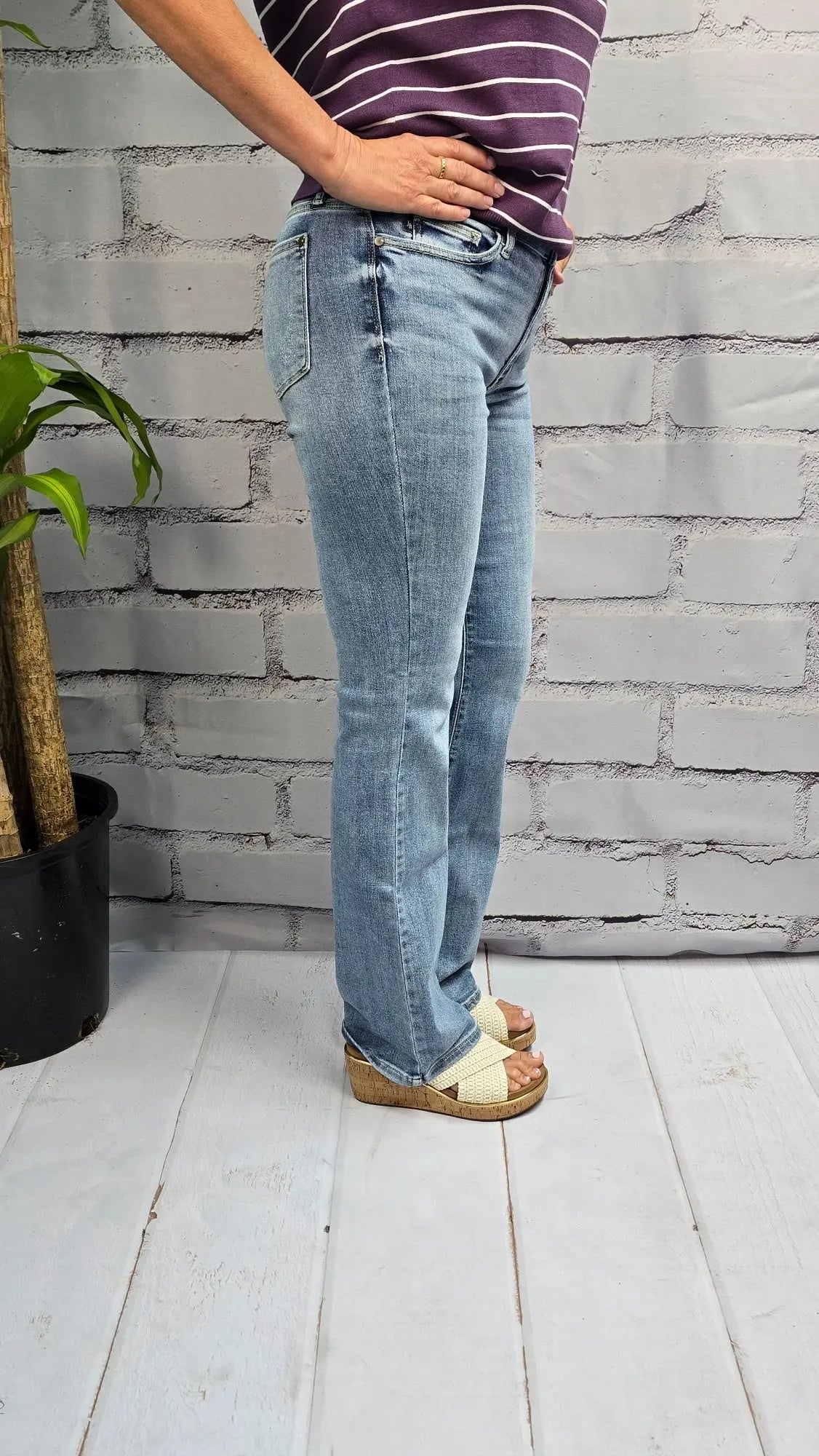 CASSIDY MID-RISE NON DISTRESSED BOOTCUT Judy Blue