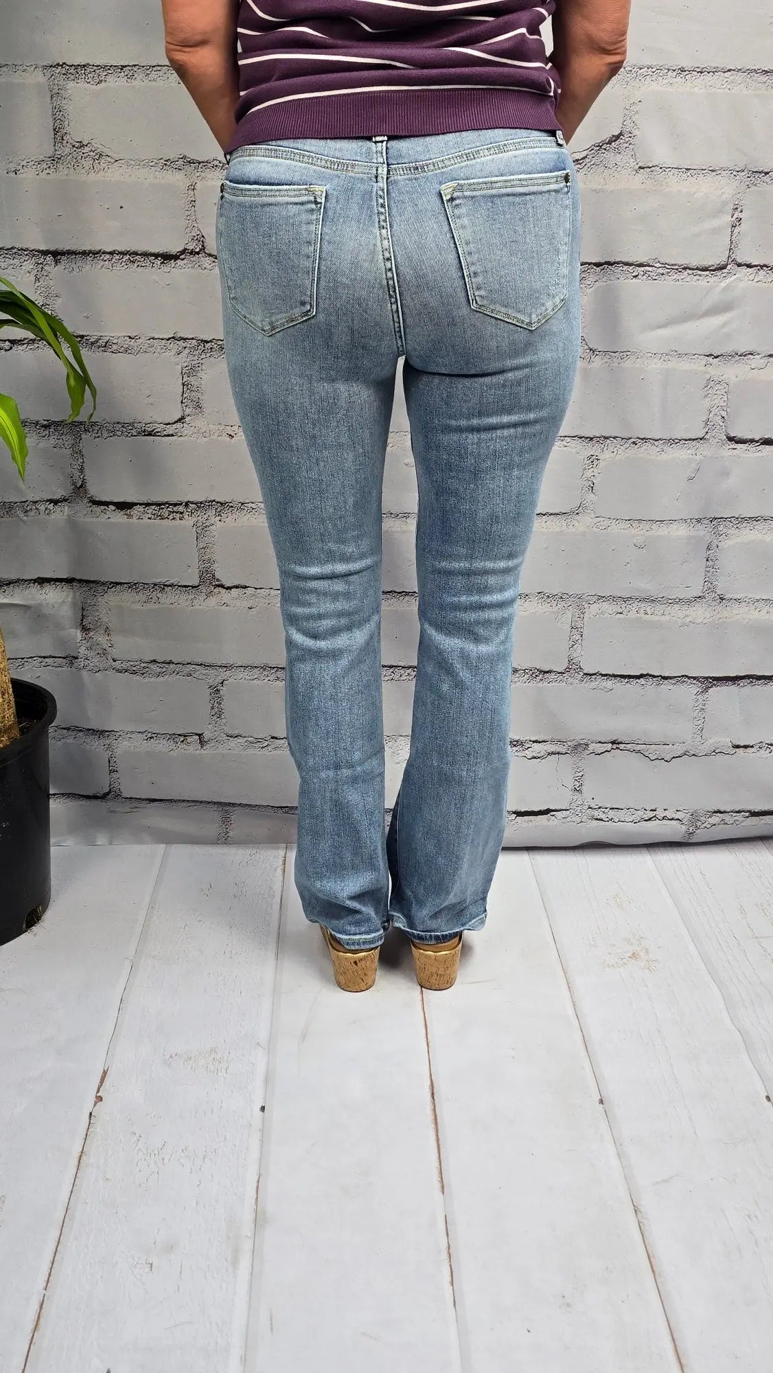 CASSIDY MID-RISE NON DISTRESSED BOOTCUT Judy Blue