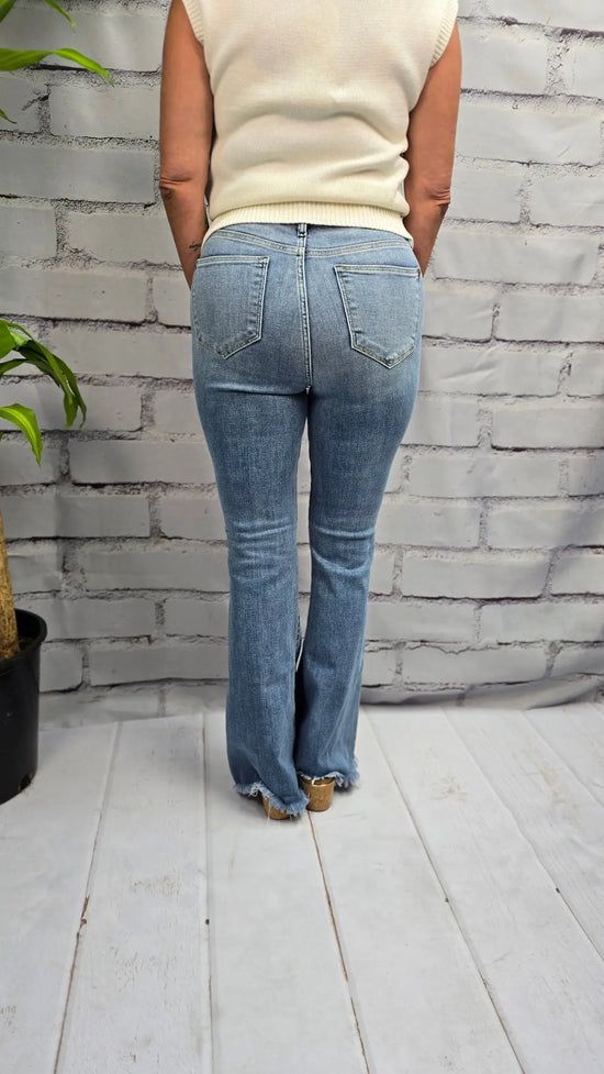 Harper Raw Hem Flares Judy Blue