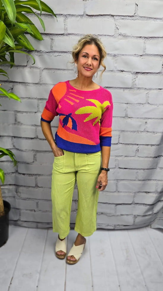 The Sunset Vibes Sweater Tribal