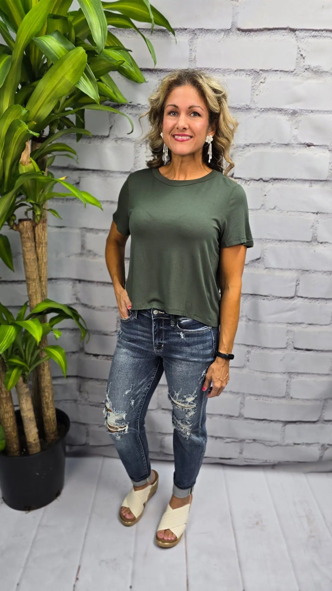 Crop Bamboo Tshirt mittoshop