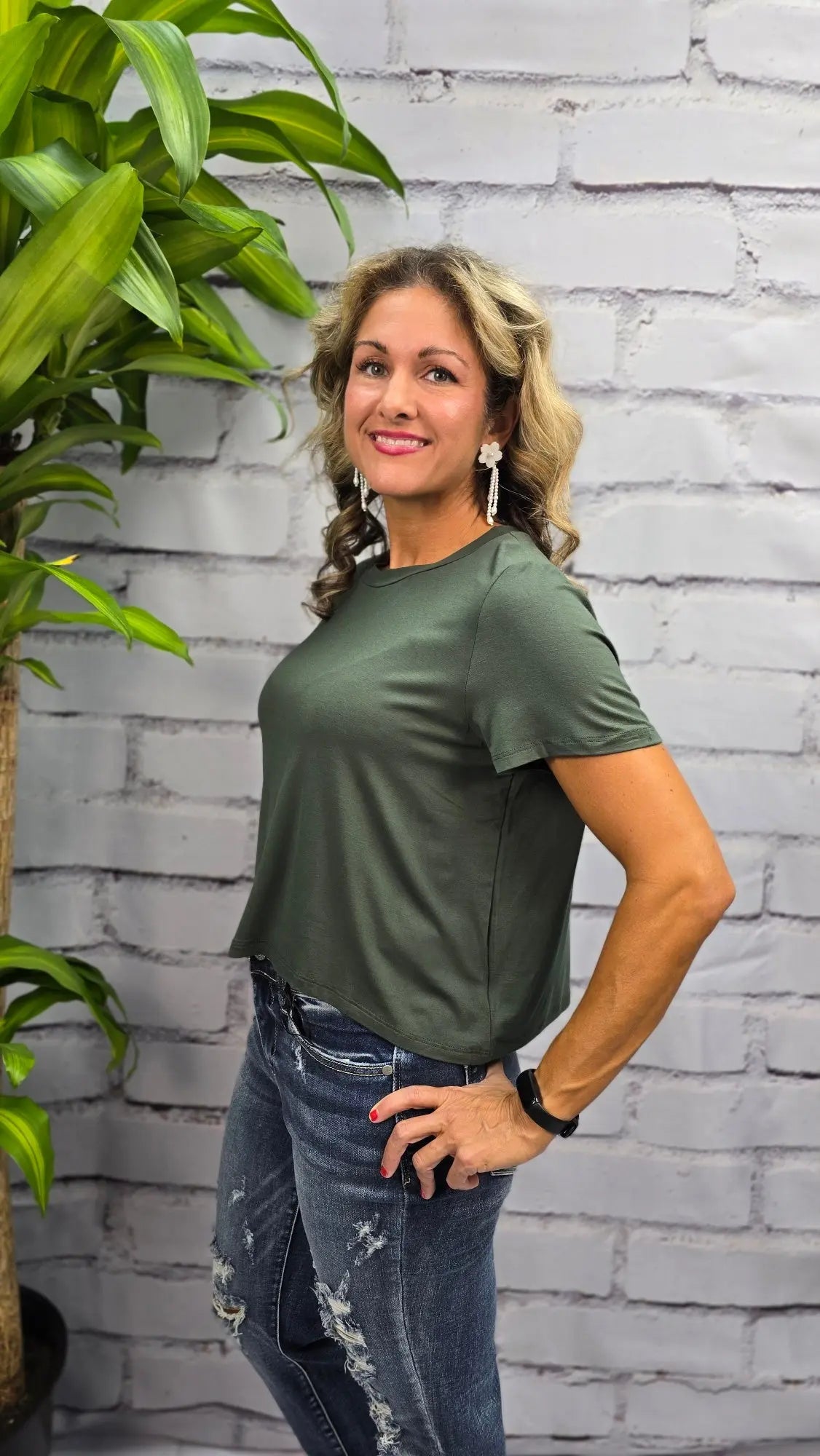 Crop Bamboo Tshirt mittoshop