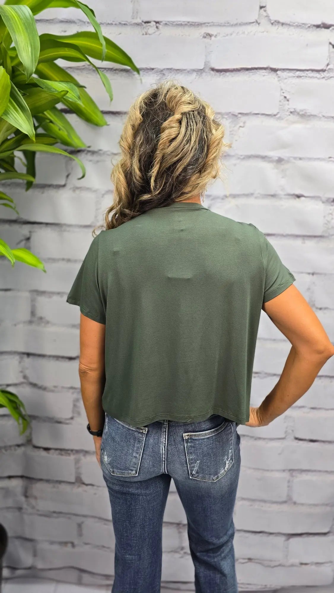 Crop Bamboo Tshirt mittoshop