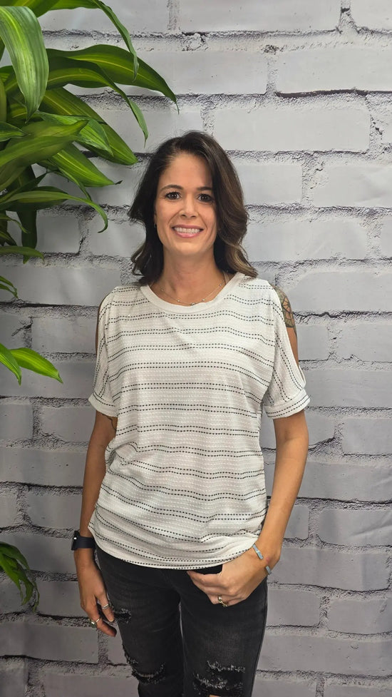 Rae Relaxed Striped Tee PS Kate