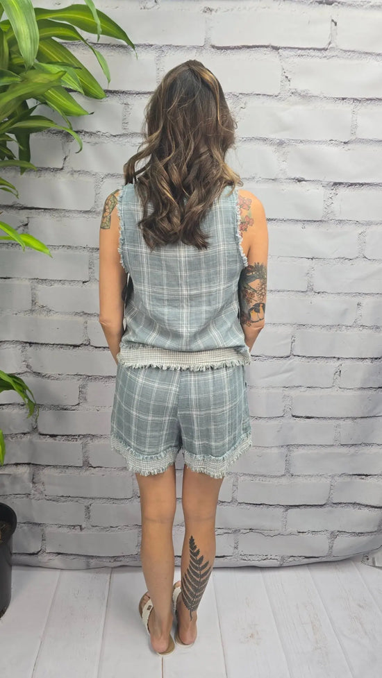 Coastal Cool Tank & Short Set Hem & Thread