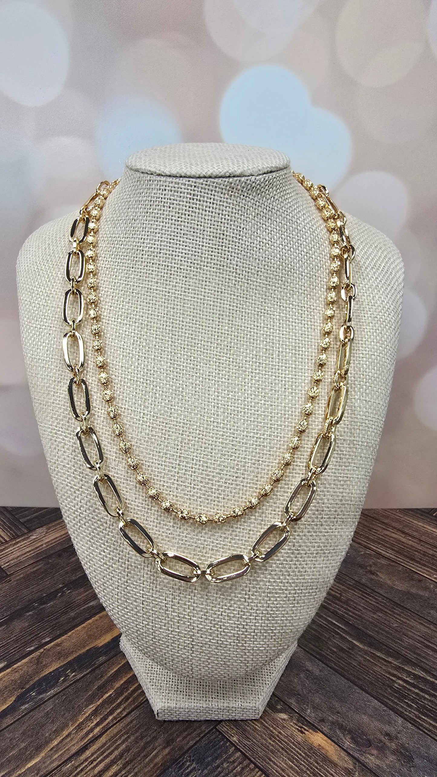 Golden Duo Layers Necklace What's Hot