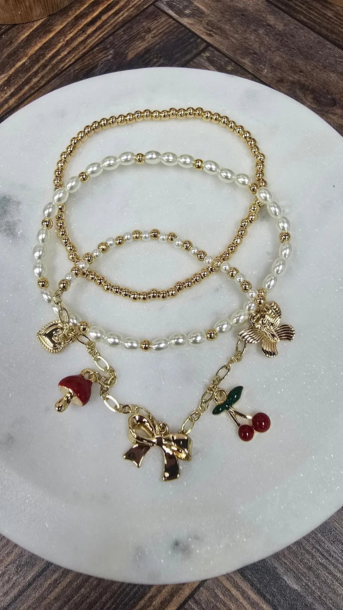 The Charm & Chic Bracelet Set What's Hot