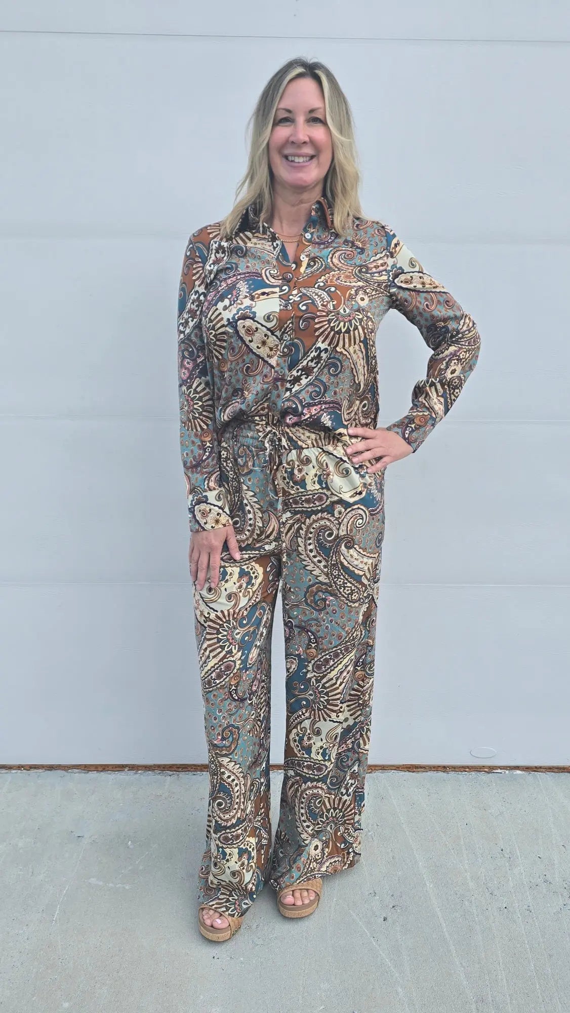 Chandler Paisley Pants current air