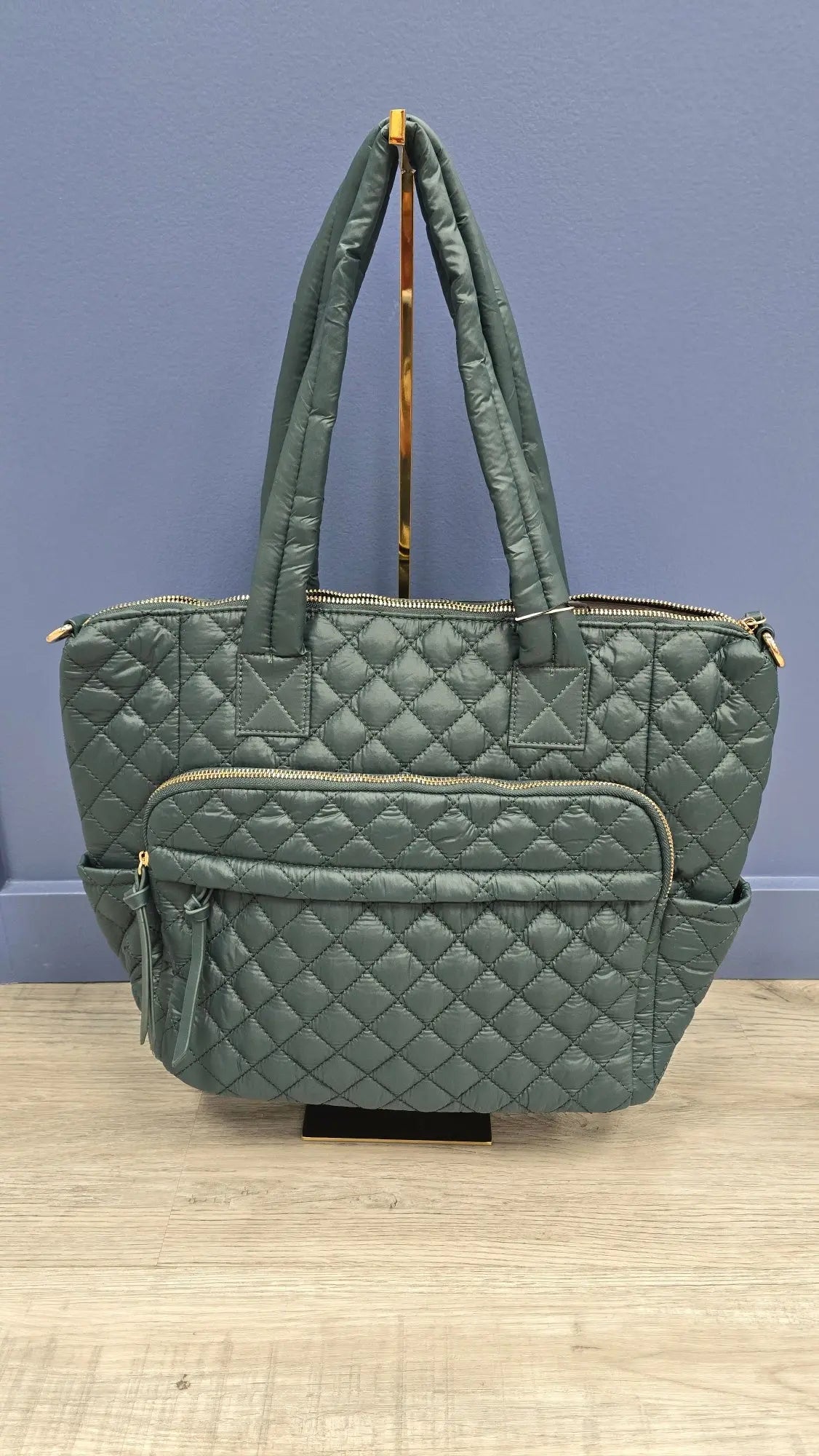 Jayna Quilted Nylon Tote Urban Expressions