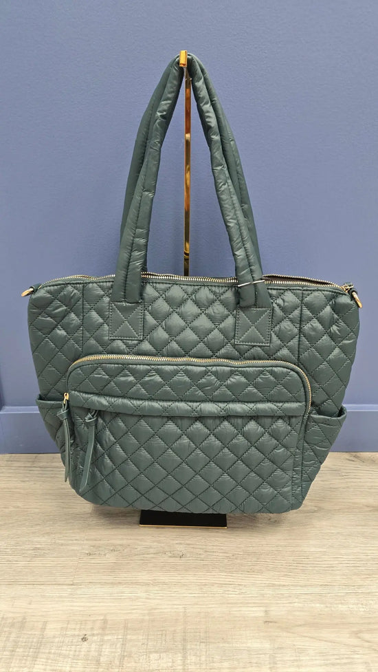 Jayna Quilted Nylon Tote Urban Expressions