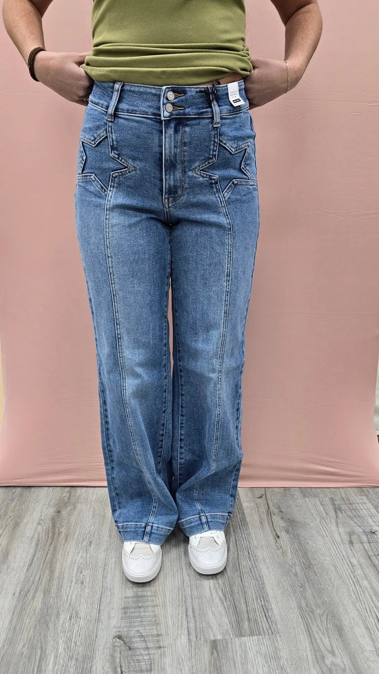 Stevie Star Jeans Wide Leg Judy Blue