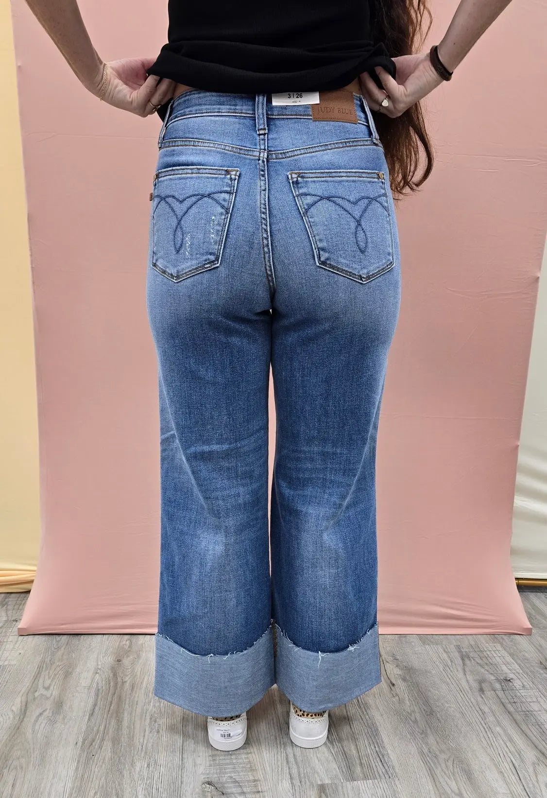 Zoey Cuff Wide Leg Judy Blue