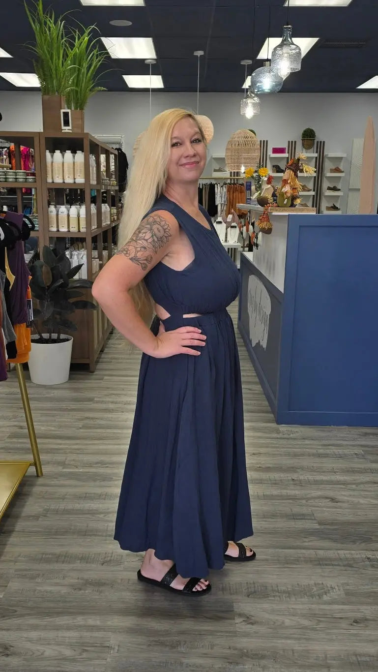 Delaney Gauze Dress Doe & Rae