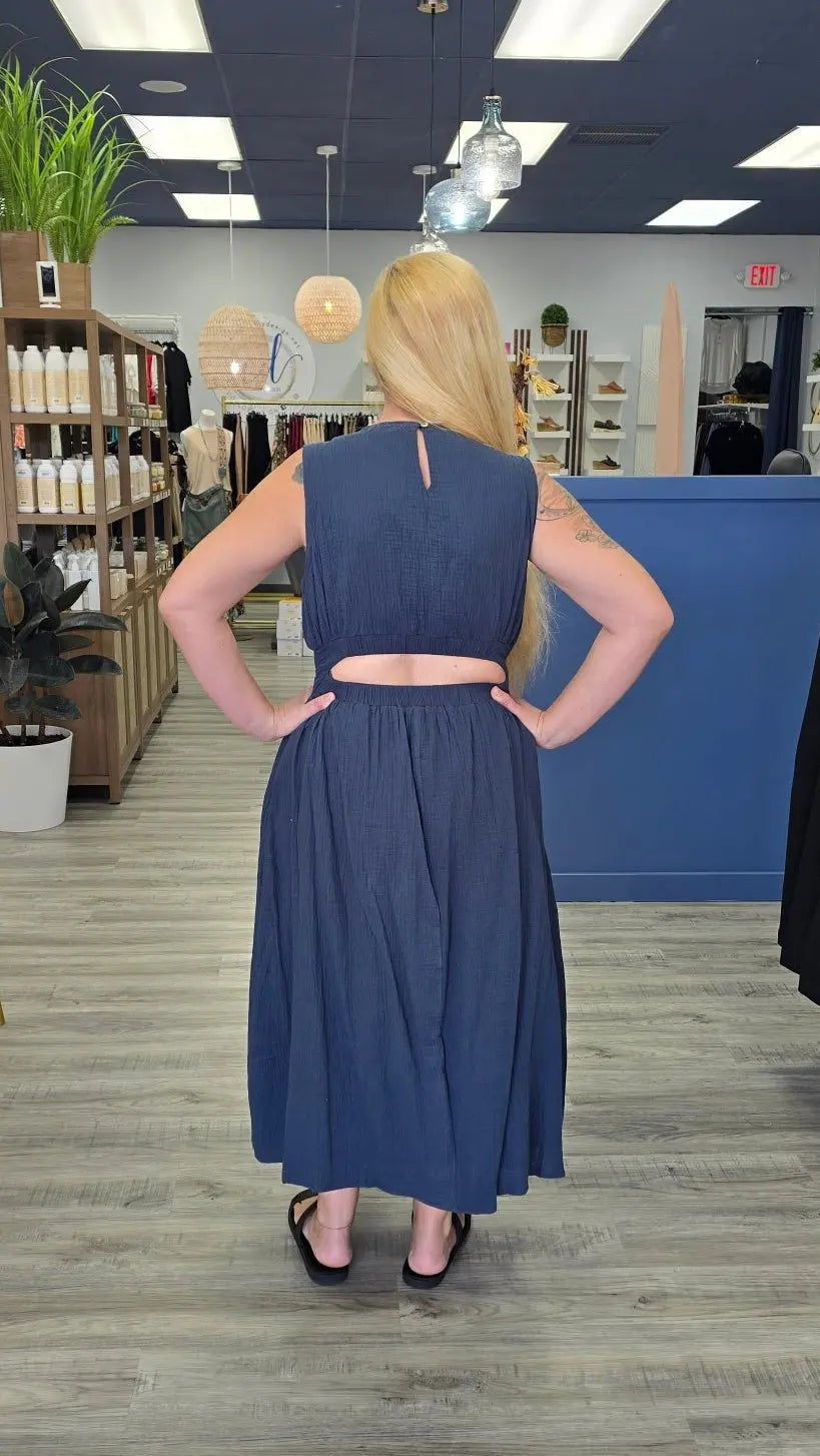 Delaney Gauze Dress Doe & Rae