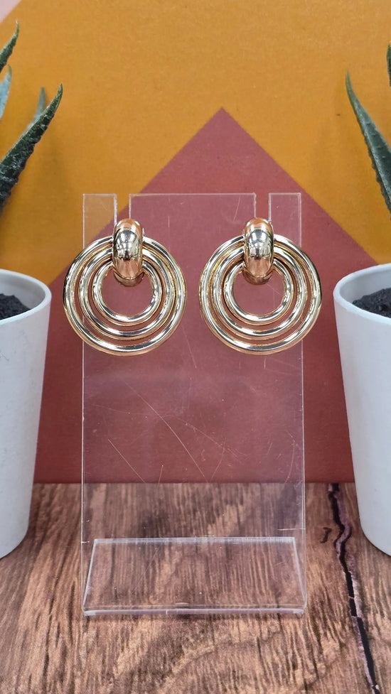 Golden Orbit Hoops What's Hot