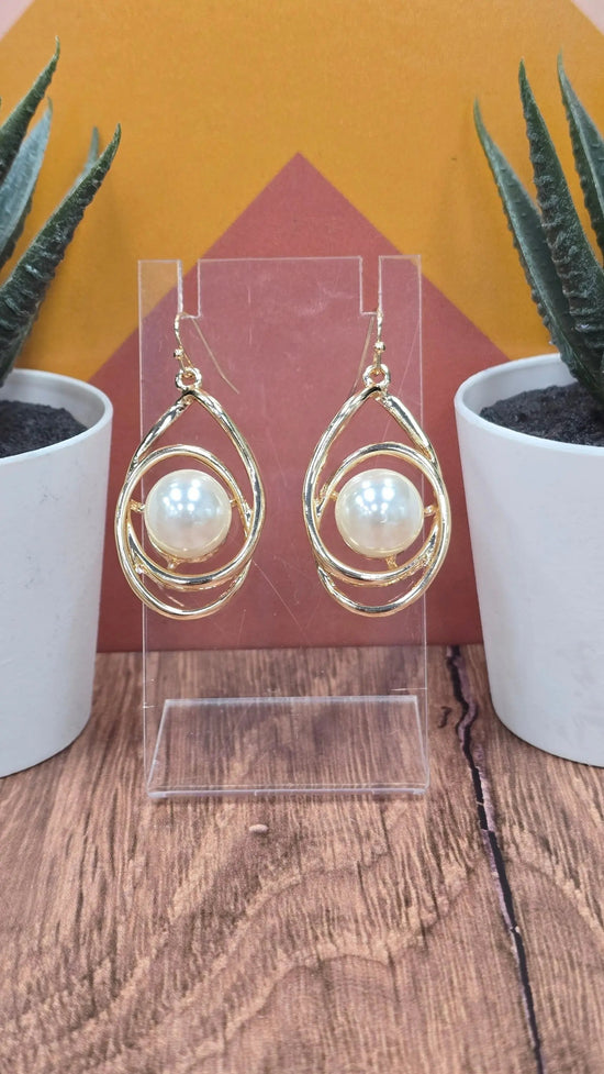 Pearl Prism Earrings What's Hot