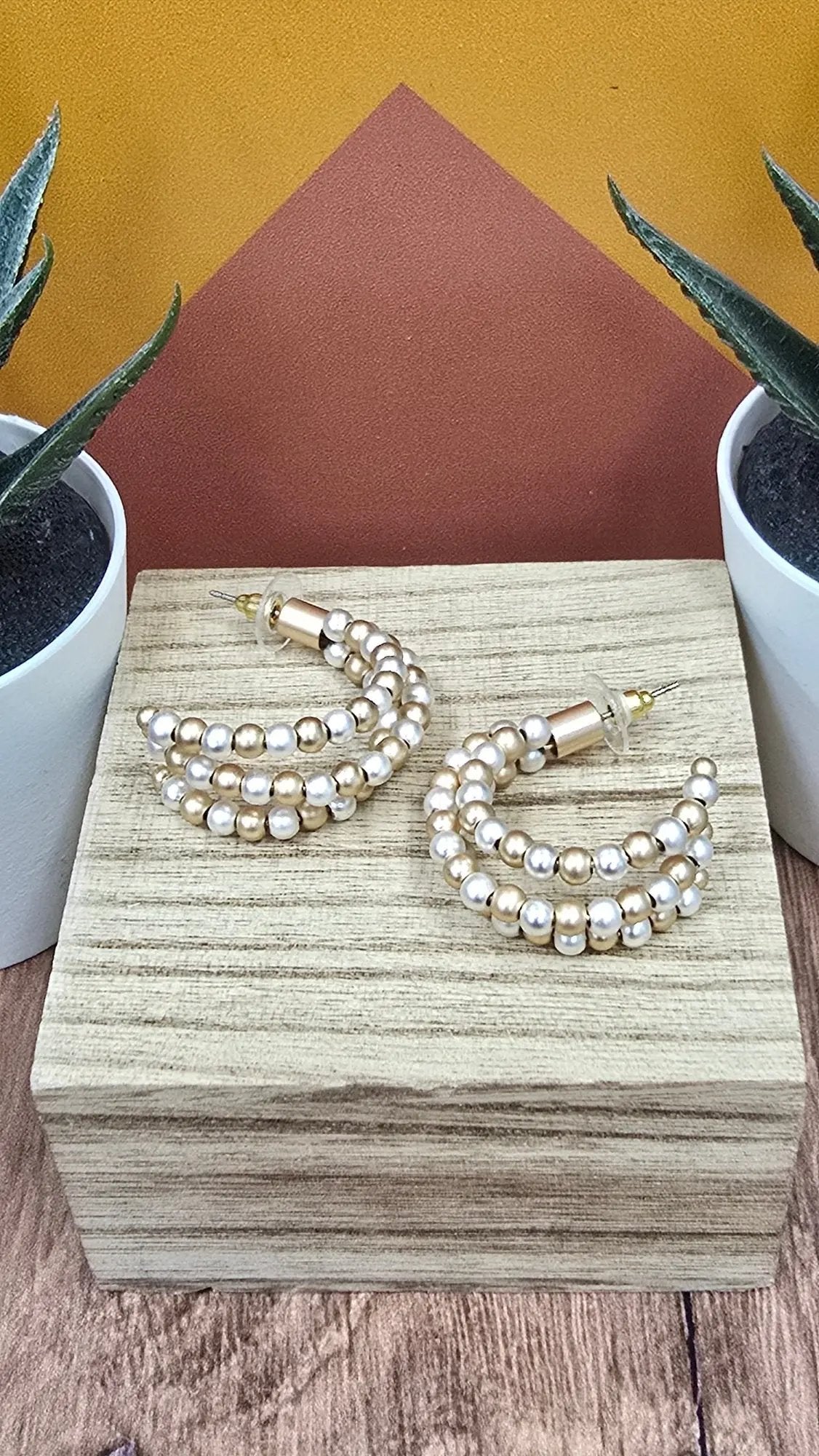 Champagne Cascade Earrings What's Hot