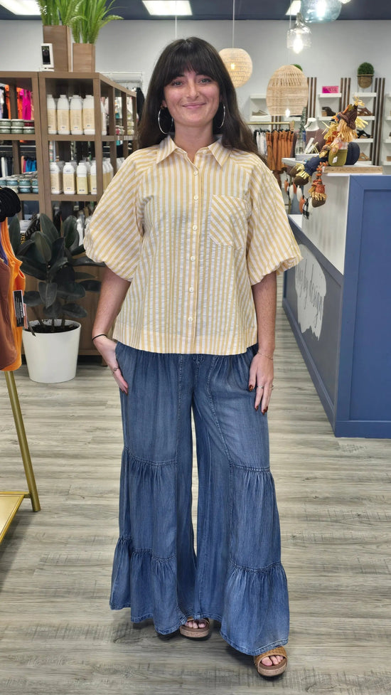 Goldie Stripe Button-Up mittoshop