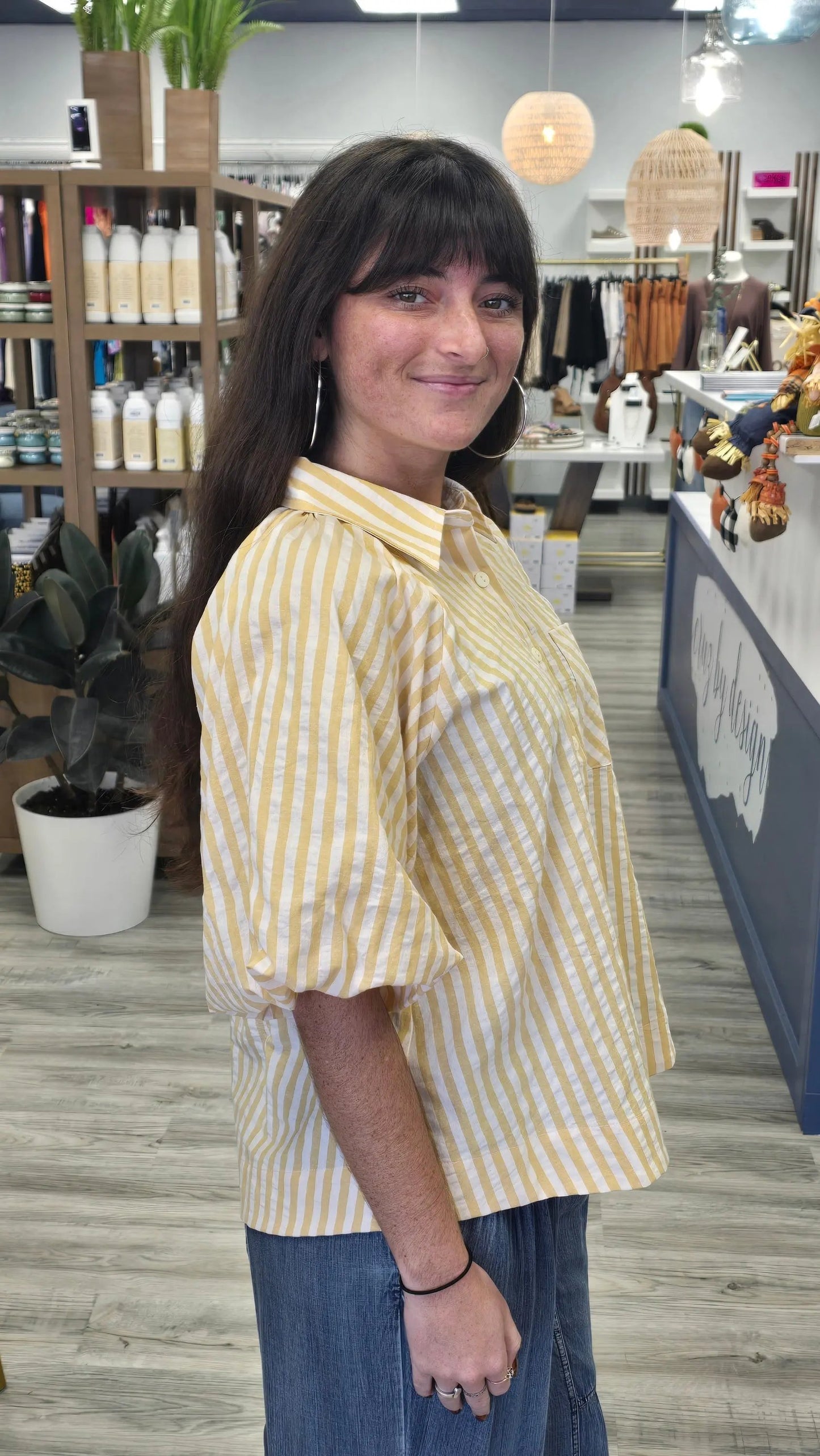 Goldie Stripe Button-Up mittoshop