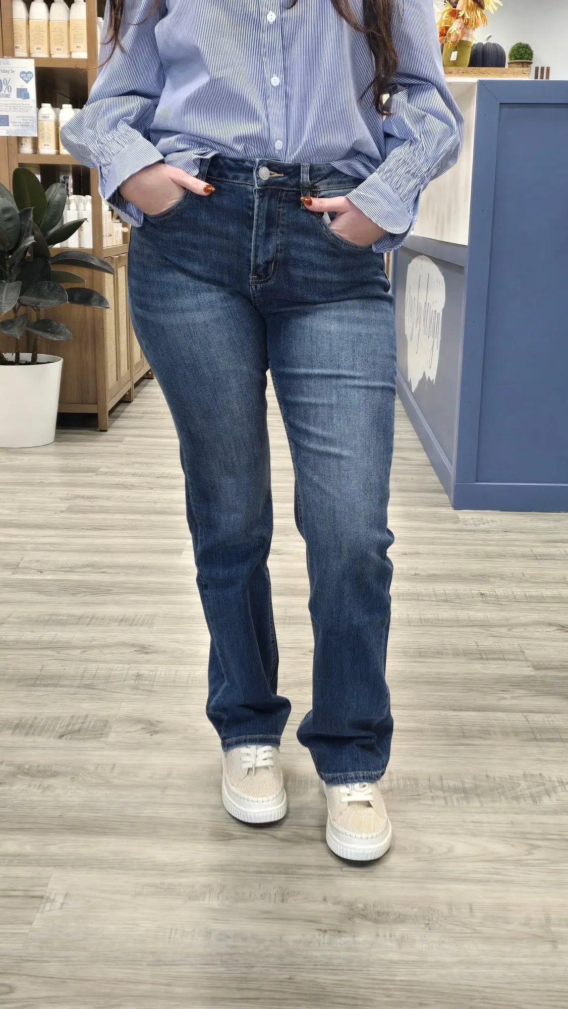 Cleo straight leg MIca