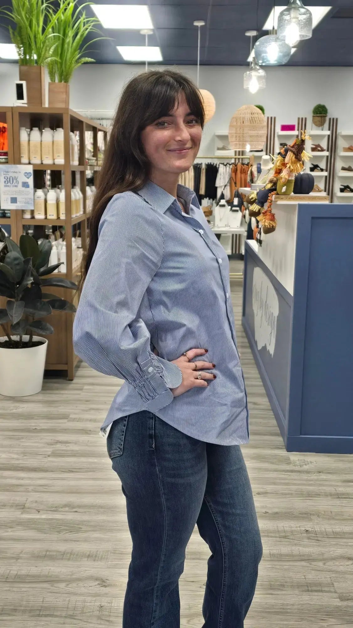 Charlotte Striped Shirt Liverpool