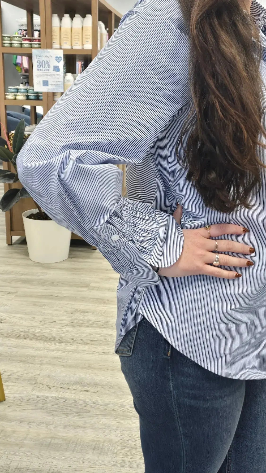 Charlotte Striped Shirt Liverpool