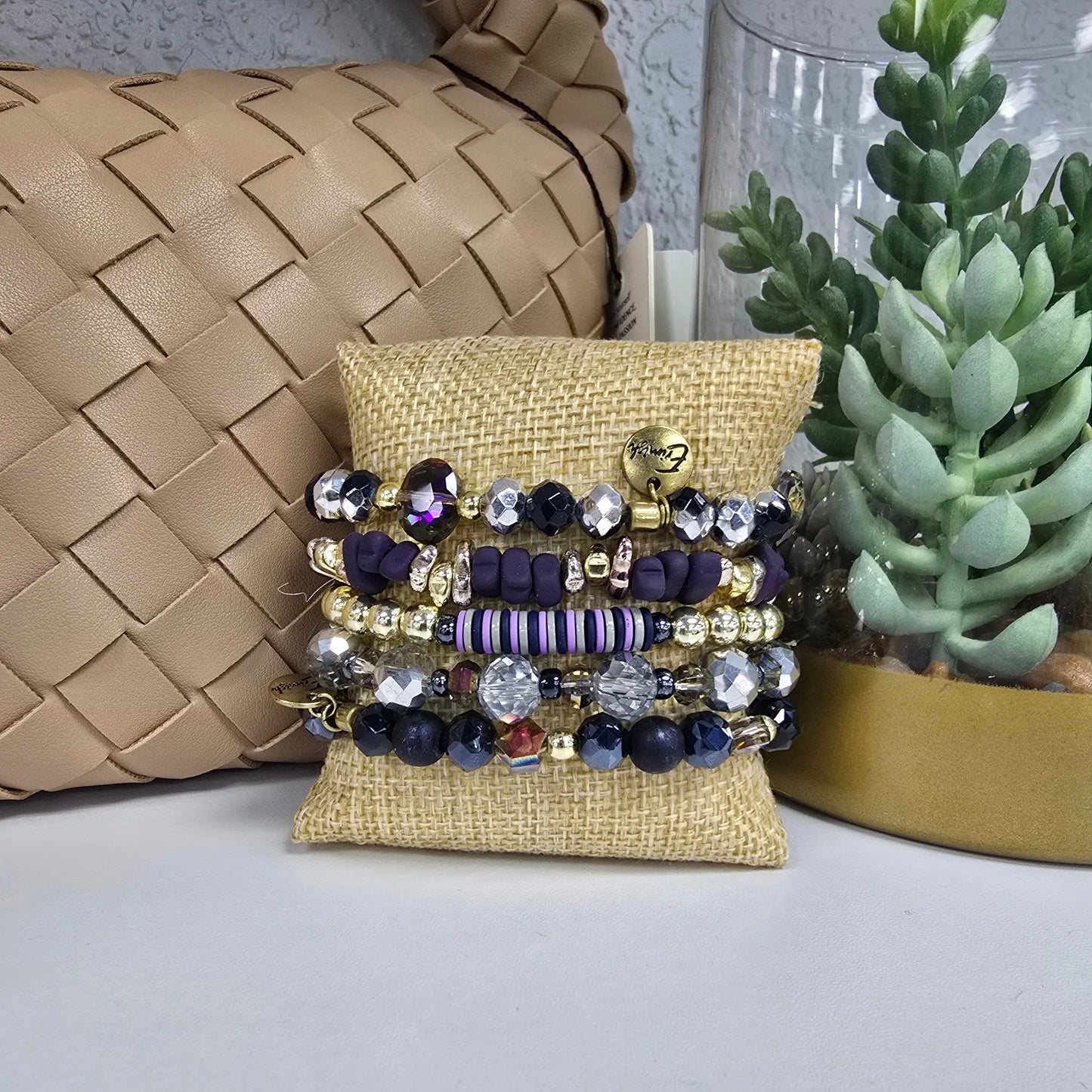 purple n gold set Ermish